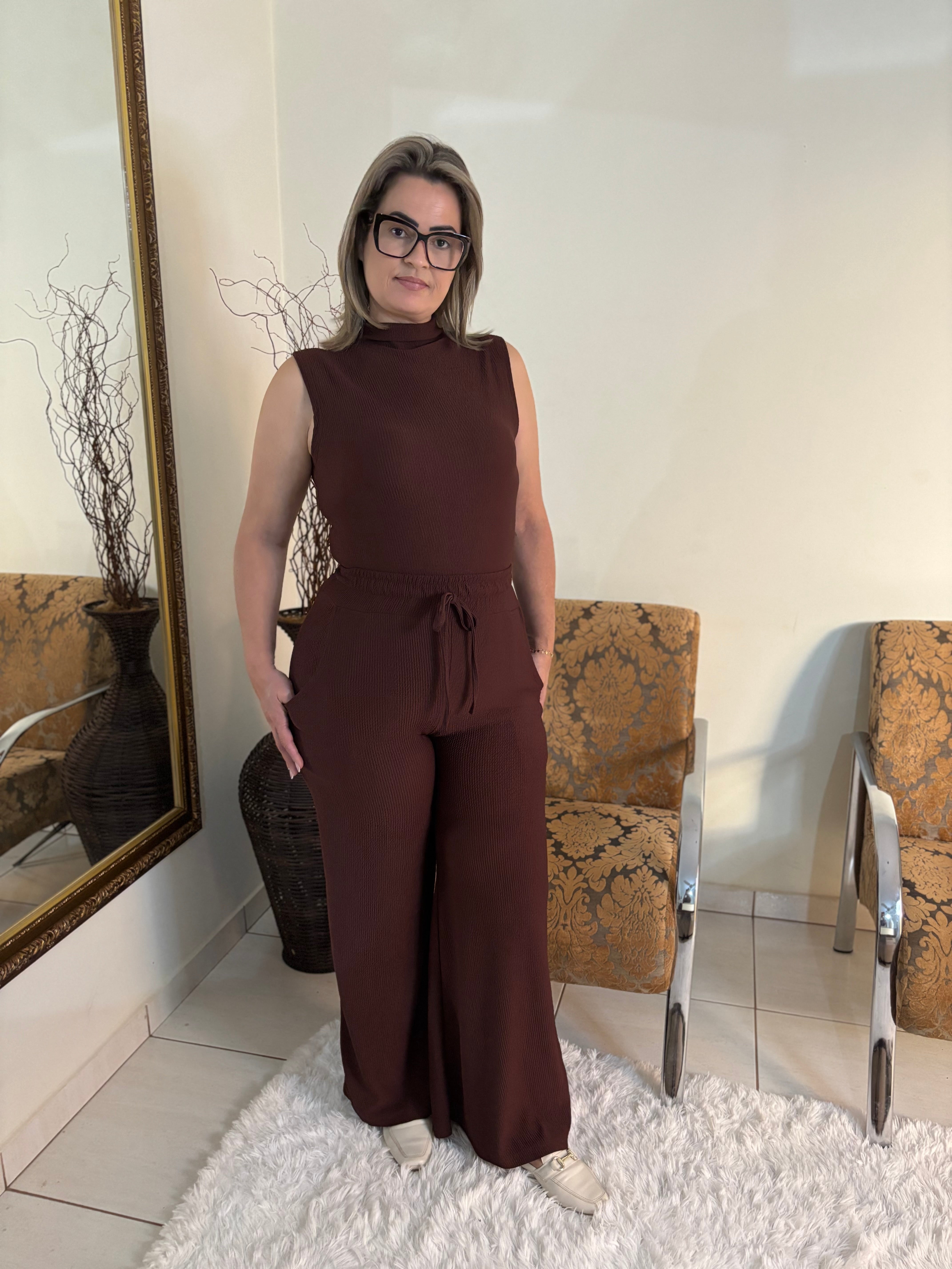 Conjunto Ana Ruga s/ Manga