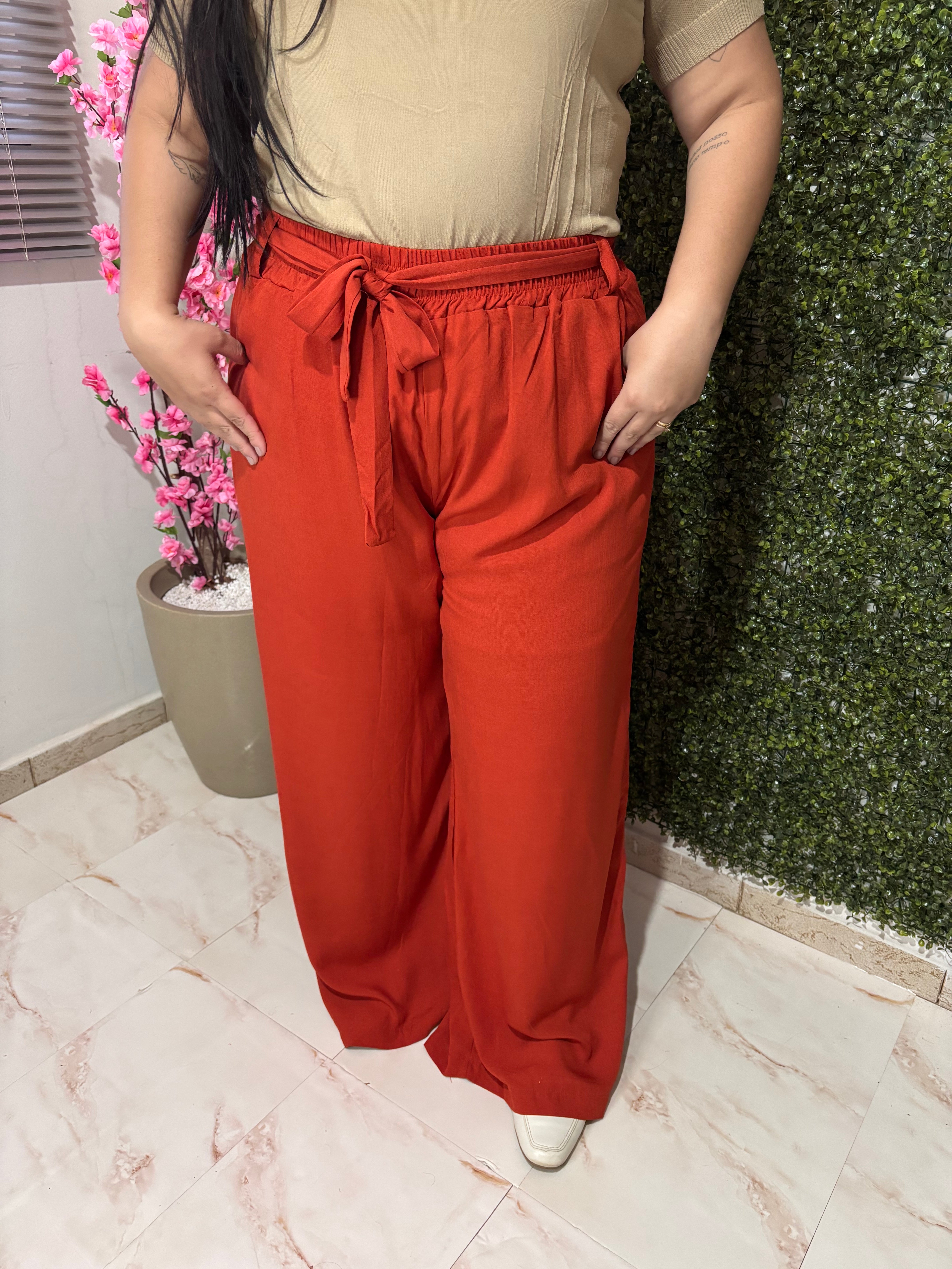 Calça Pantalona - Plus Sizes