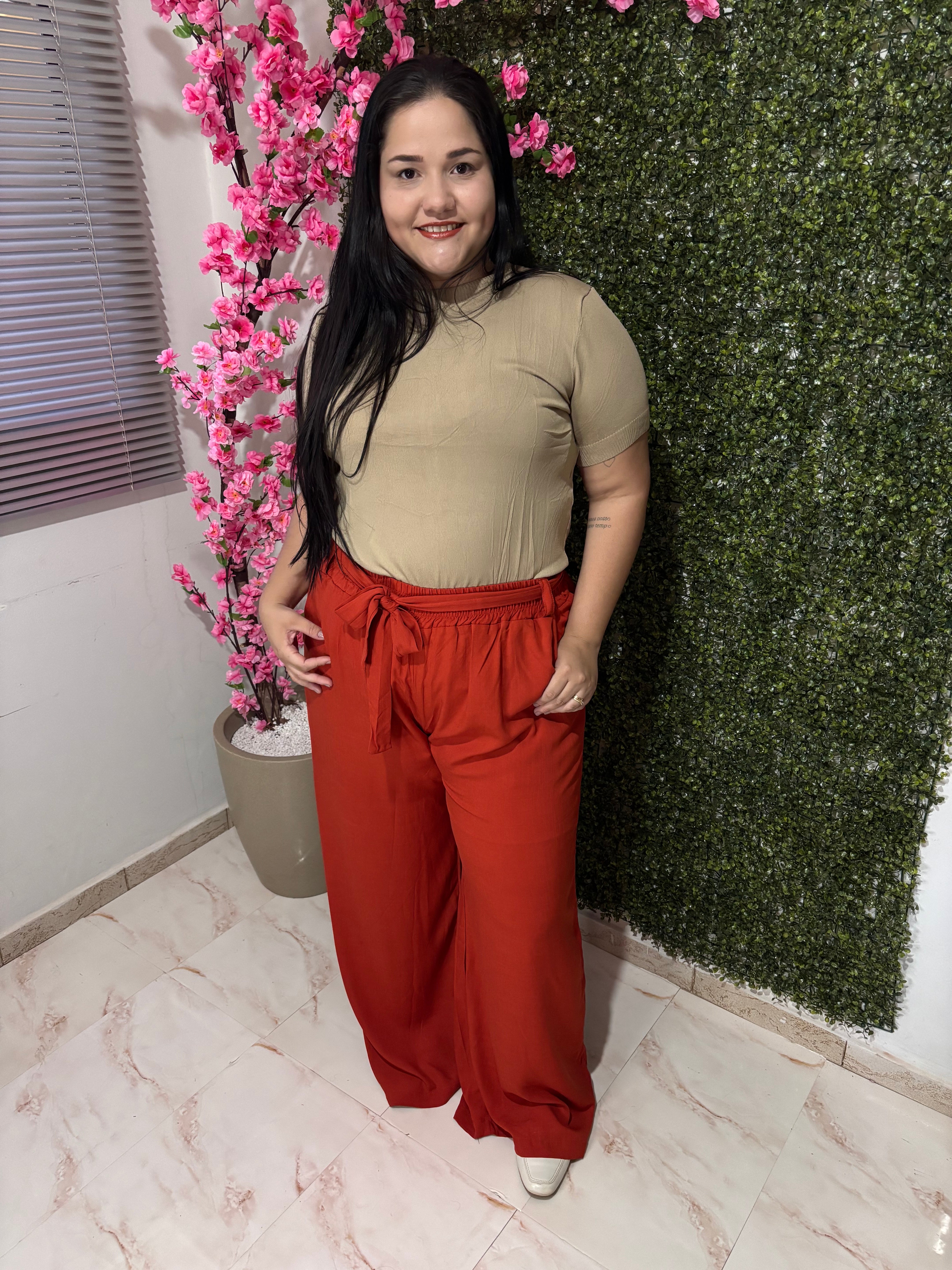 Calça Pantalona - Plus Sizes